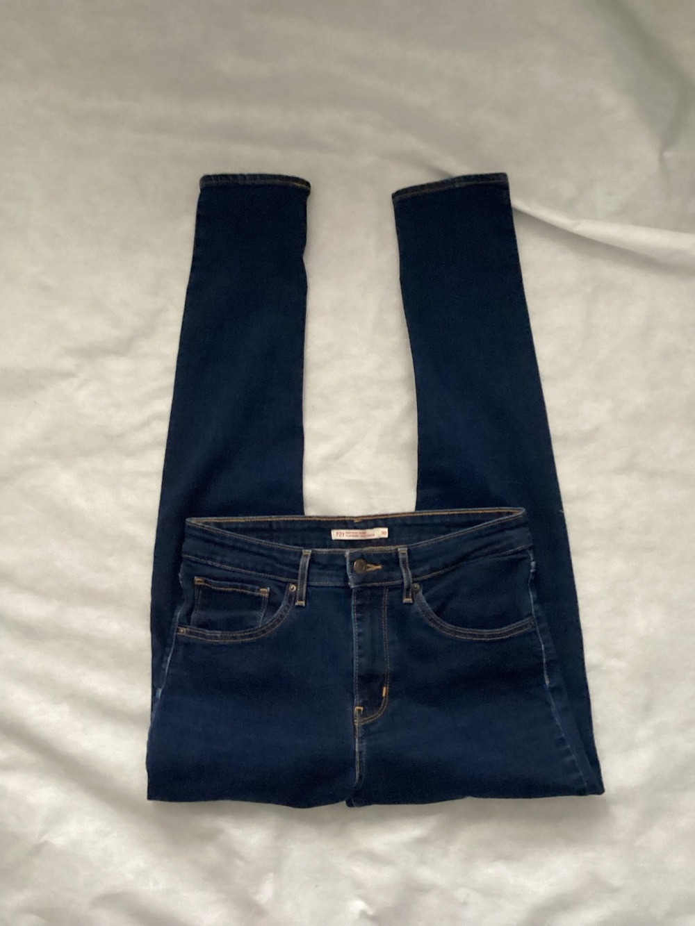 Levi’s 721 High-Rise Skinny Jeans, Size 30